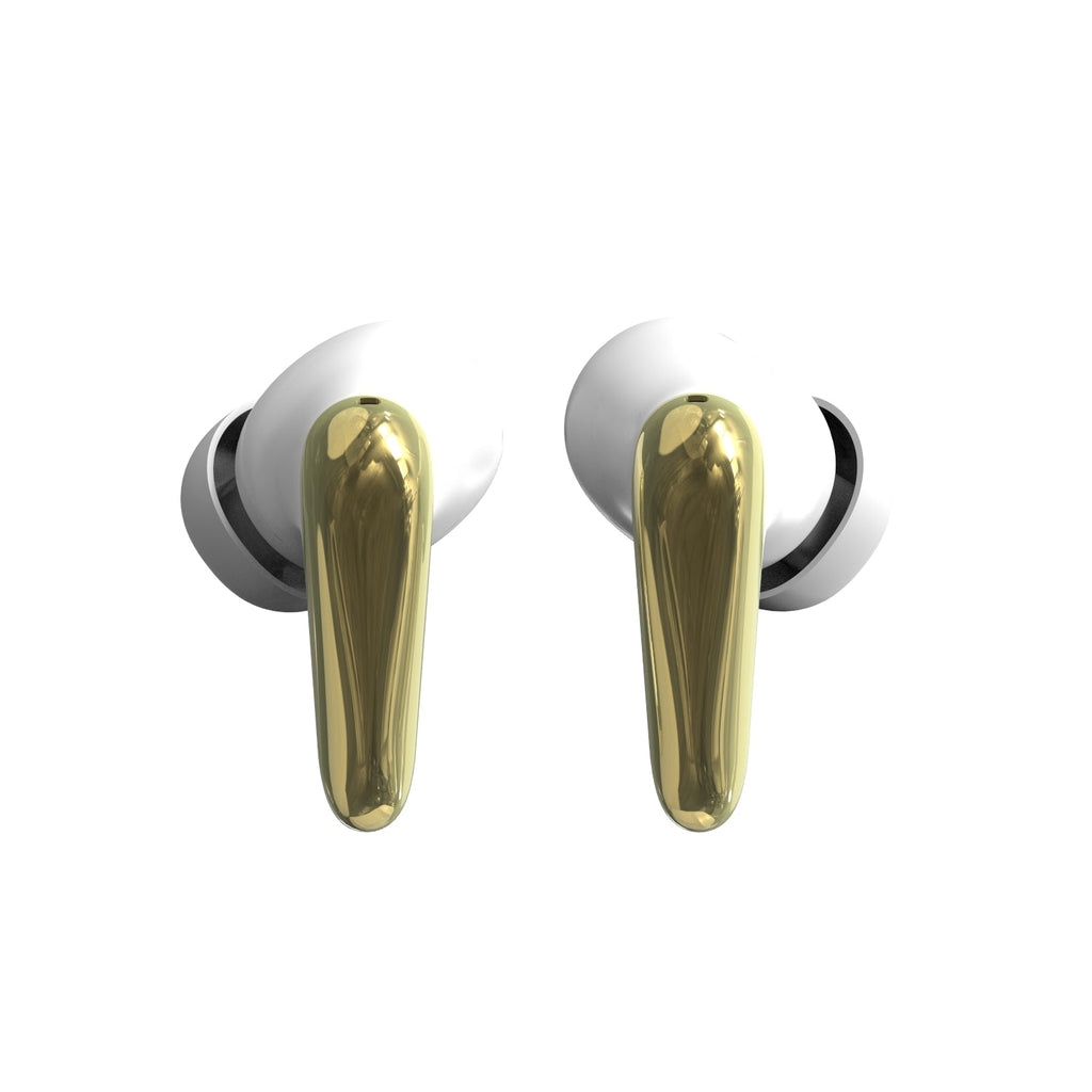 AIR Focus ANC Wireless Earbuds — Pearl White & Gold