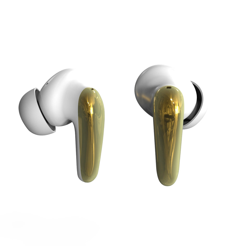 AIR Focus ANC Wireless Earbuds — Pearl White & Gold