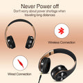 Wireless Bluetooth Headphones — Gold