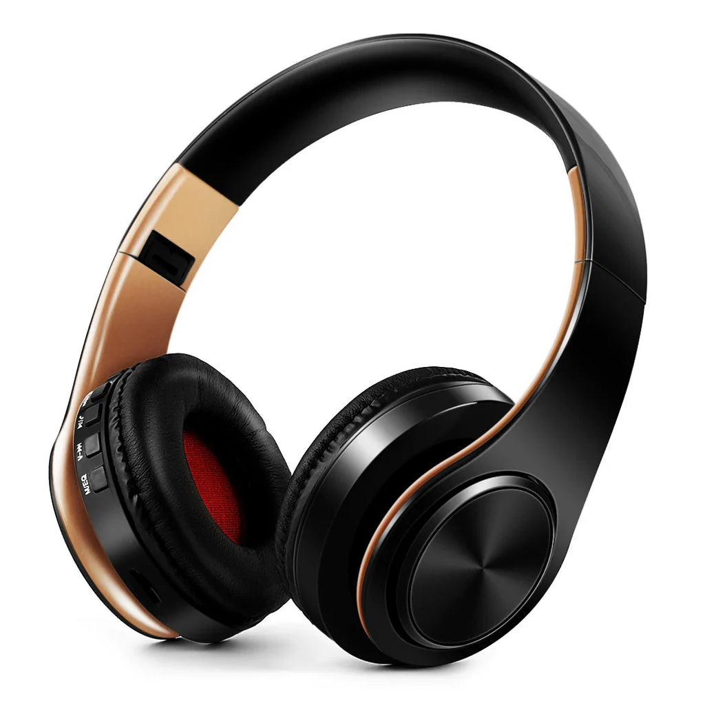 Wireless Bluetooth Headphones — Gold