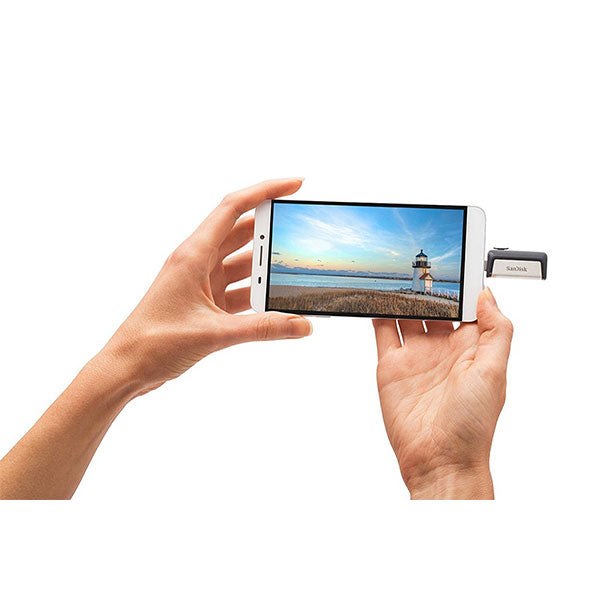 SanDisk 256GB Dual USB 3.1 Type-C Flash Drive