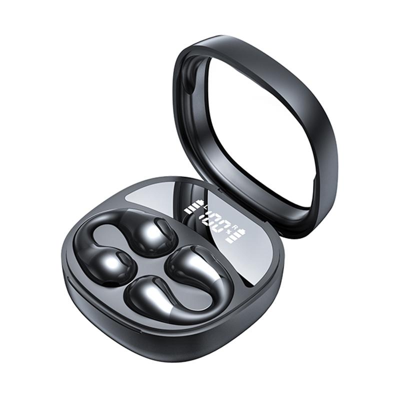 Transparent Capsule Bluetooth 5.3 Earphones with Digital Display