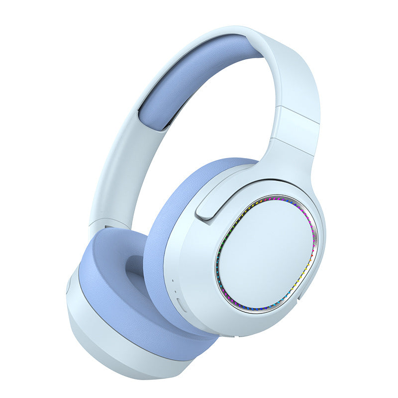 P2963 Wireless Bluetooth Headphones with LED Light — Blue