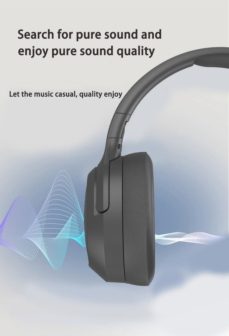 P2963 Wireless Bluetooth Headphones with LED Light — Blue