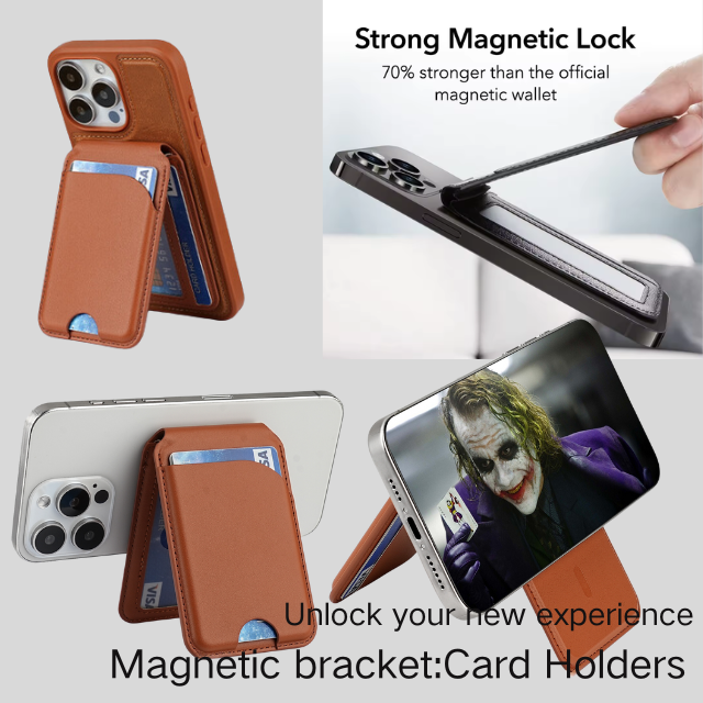 MagSafe Magnetic Wallet with Stand — Dark Blue