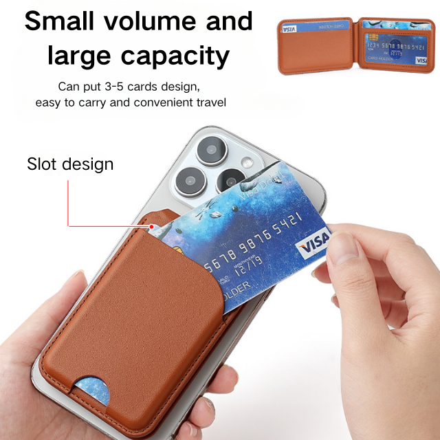 MagSafe Magnetic Wallet with Stand — Dark Blue