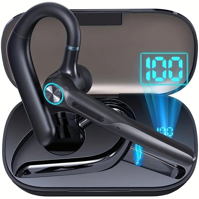 Wireless Headset with Dual Noise-Cancelling Mics