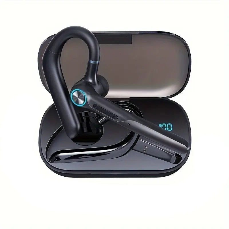 Wireless Headset with Dual Noise-Cancelling Mics
