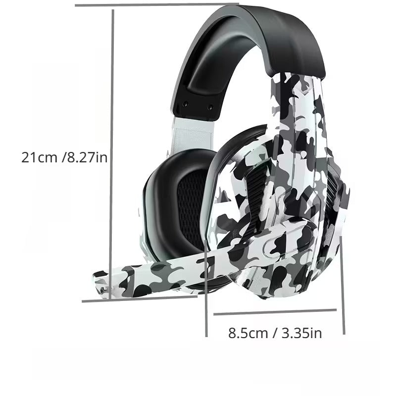 Wired Gaming Headset with Microphone for PS4, PS5, PC & Xbox
