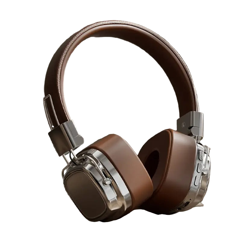 Retro Wireless Headphones with HiFi Sound & Deep Bass